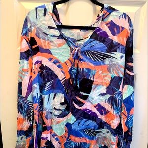 NWT swim cover with hood .